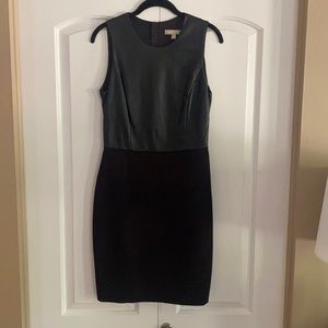 Banana Republic size 8 faux leather top dress